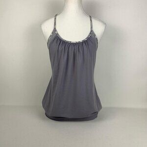 Lululemon Stylish Gray Active Tank - Size S, Lightweight Comfort for Workout & C
